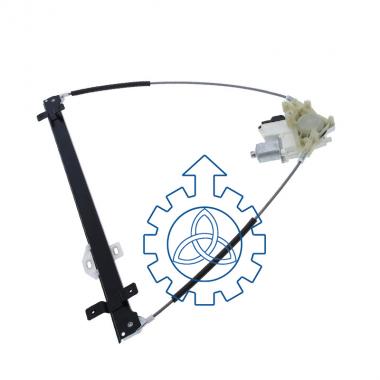 Right Window regulator electrical with motor